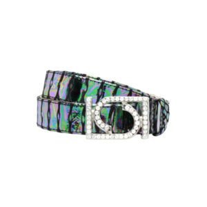 green purple and black belt
