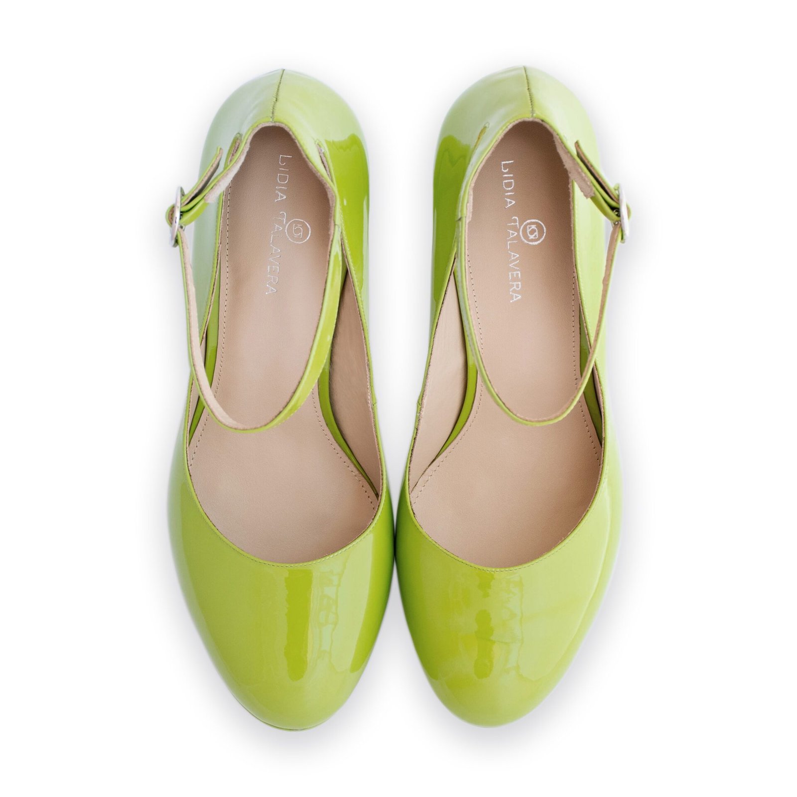 Green Pump bridal heels