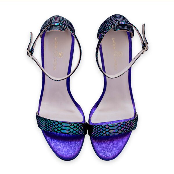 purple heels for men and women