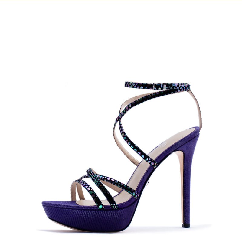 purple heels for men and women