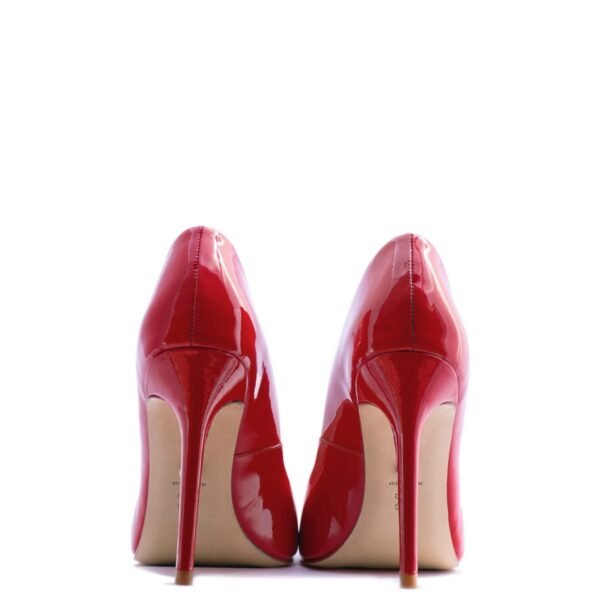 red patent stilleto heels for men and women