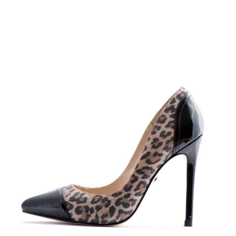 Animal print & black high heel for men & women