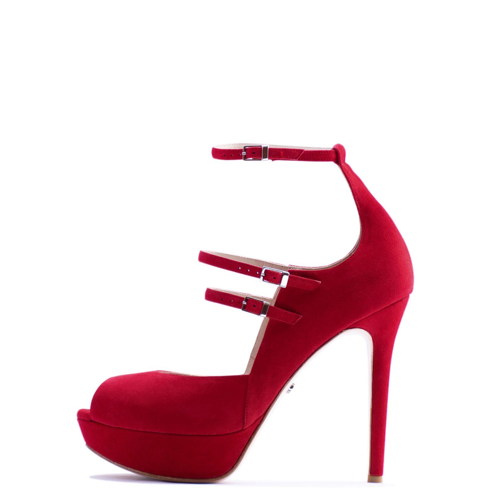Red Strappy Heels for men and women