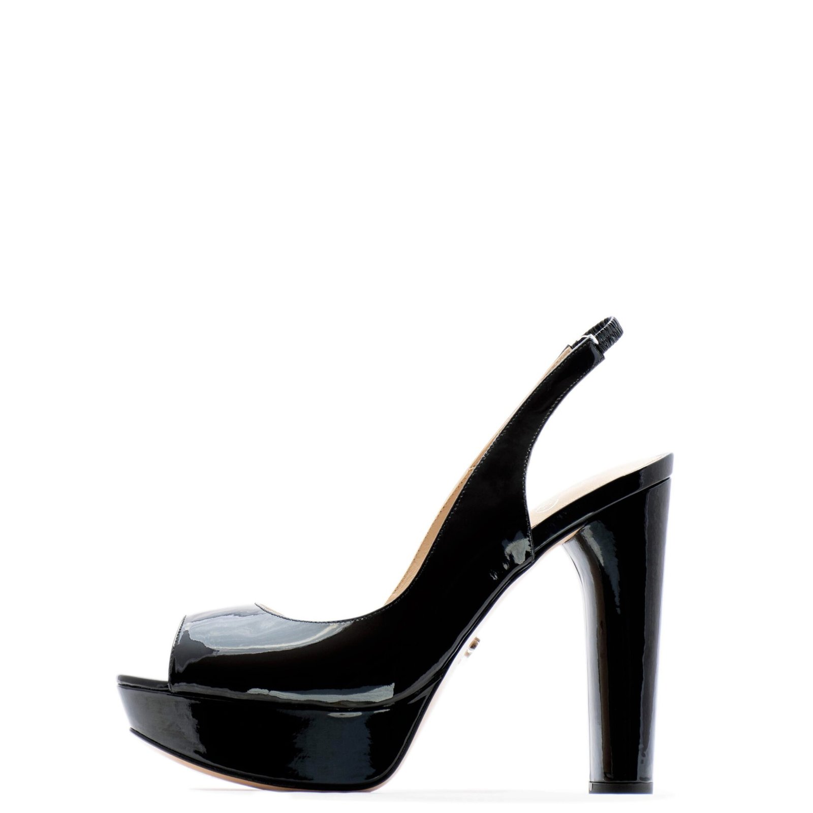 black open toe pump wedding heel for men & women