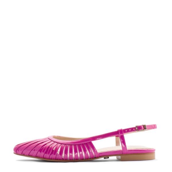 Pink Dressy Slingback Flat Shoes