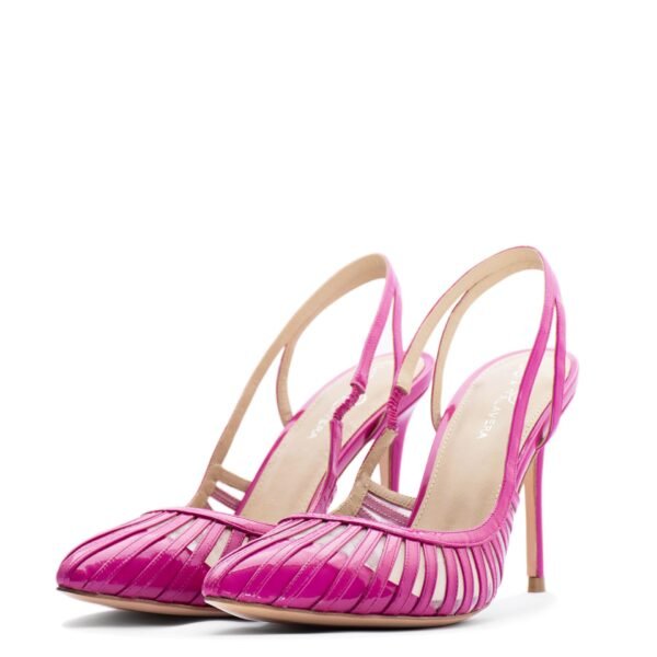 pink sling back pump heels for men & women
