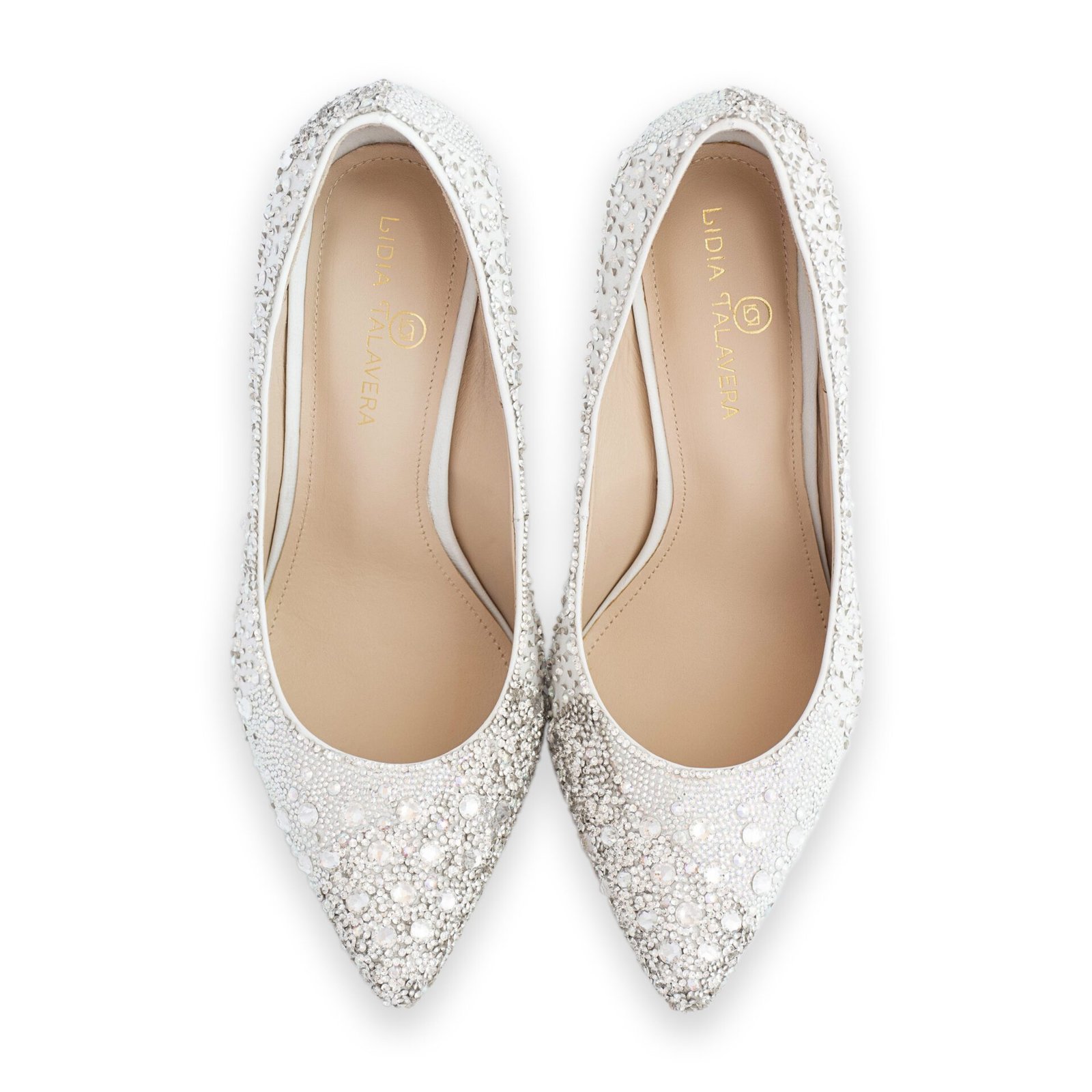 wedding shoes with crystals