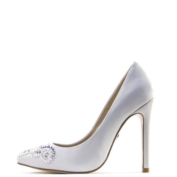 Wide Width White Bridal Shoes