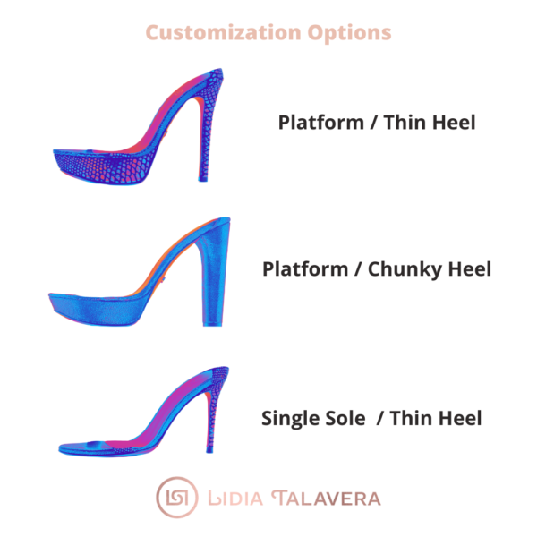 Customization Sole and heel options