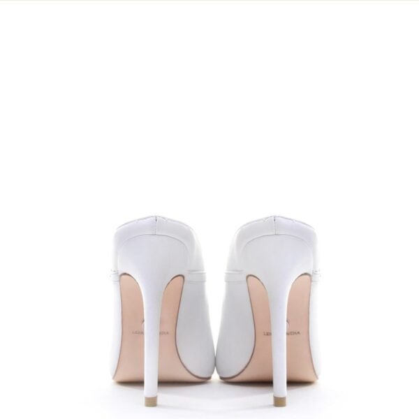 white high heel boots