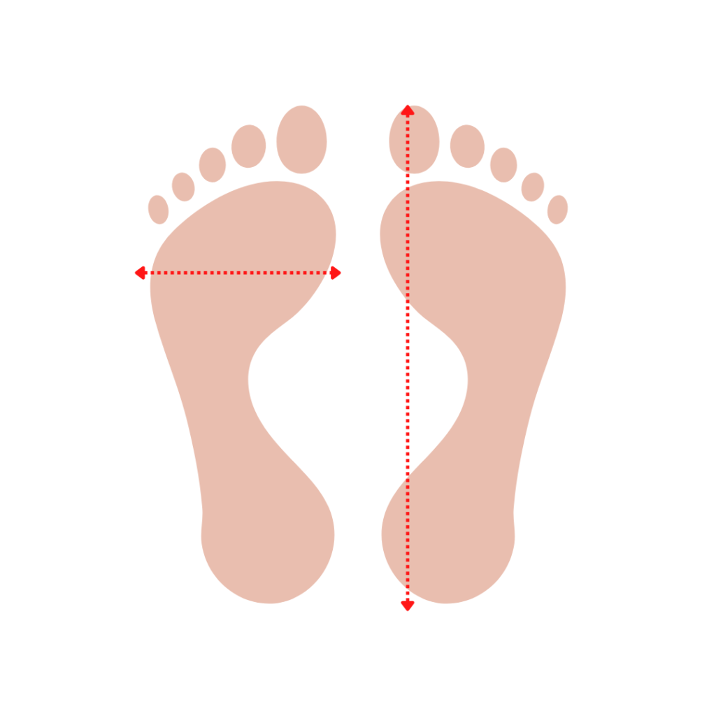How to measure the lenght of your feet