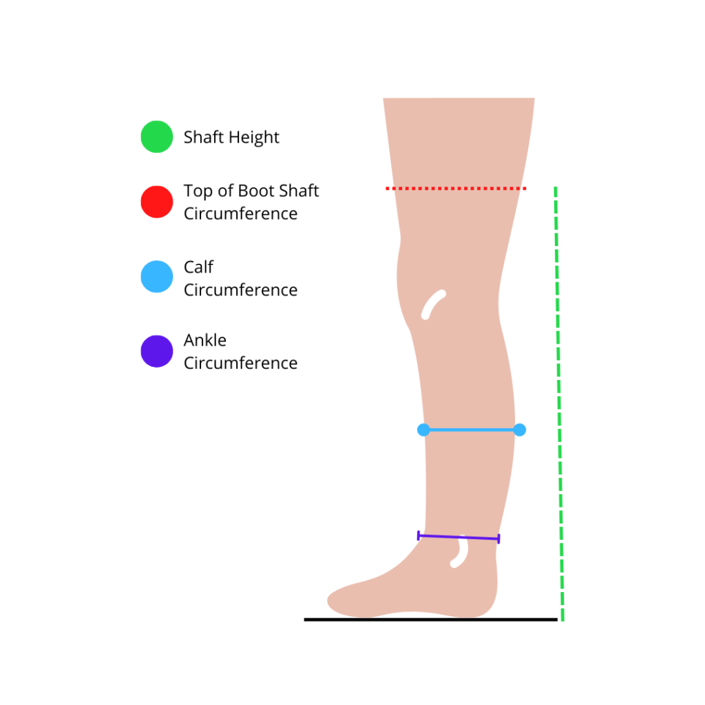 How to measure for boots